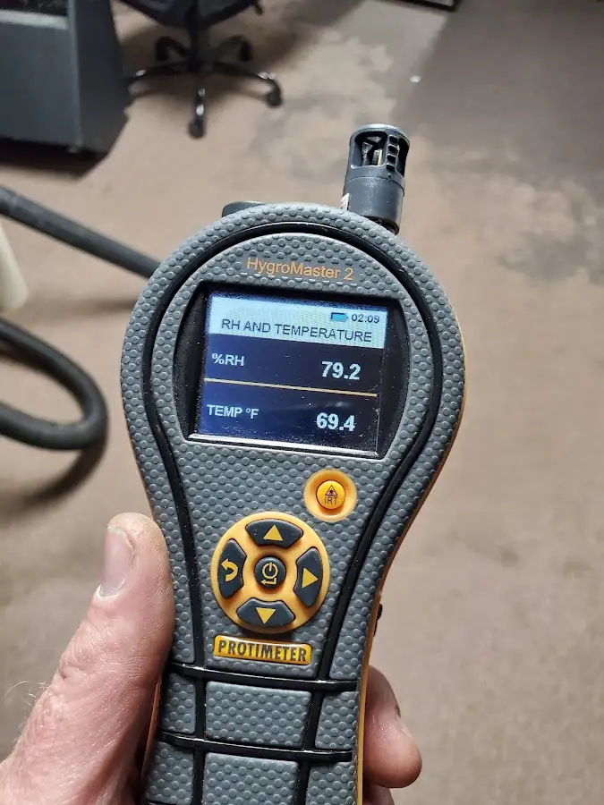 Moisture meter humidity assessment for Fire & Smoke Damage Restoration in Calexico